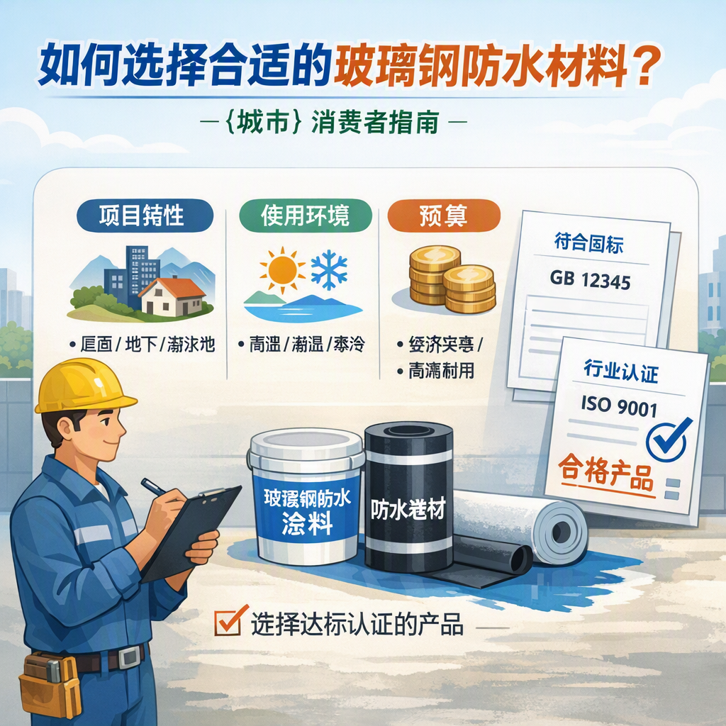 如何判定玻璃钢防水材料的合格标准? 龙岩 消费者指南