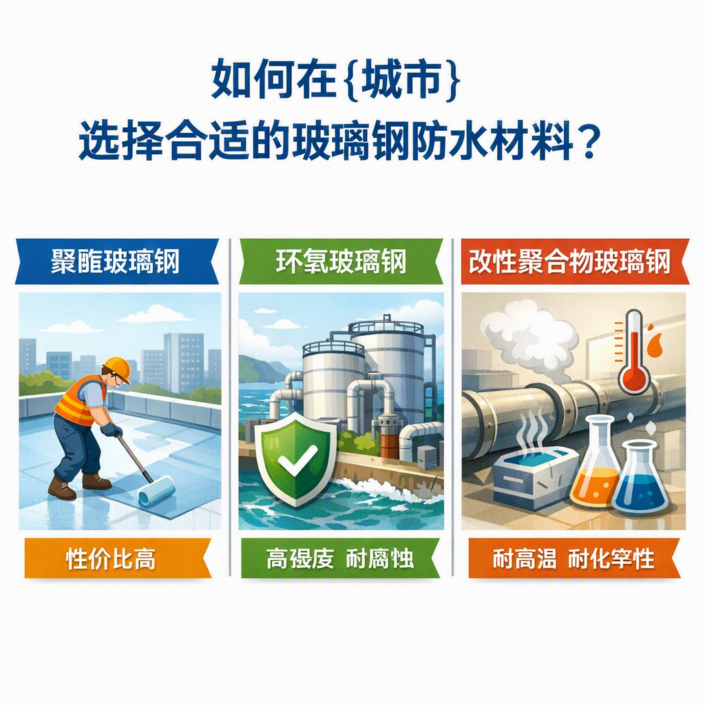 如何在龙岩选择合适的玻璃钢防水材料?