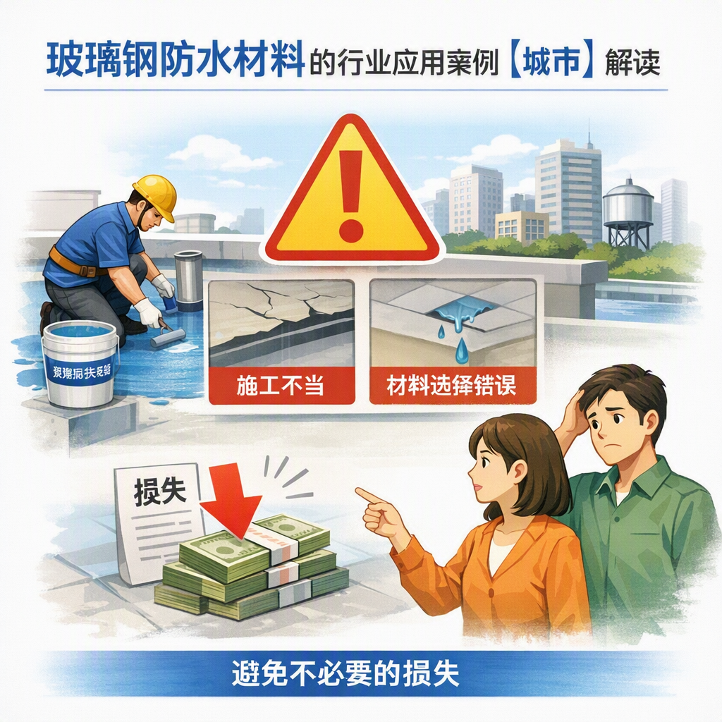 玻璃钢防水材料的行业应用案例,龙岩解读