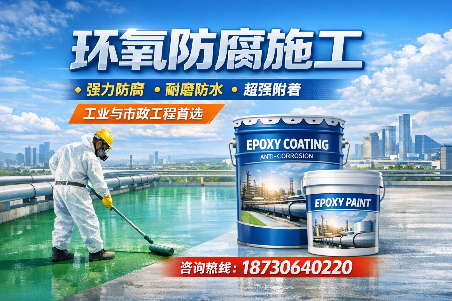 在 龙岩 进行环氧防腐施工的注意事项